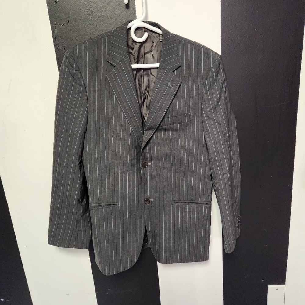 Men's zara blazer pinstripes
